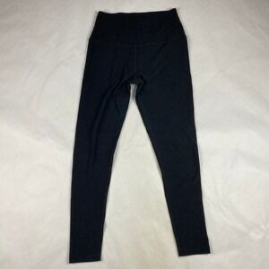 Beyond Yoga Leggings Women's Size Medium Dark Gray Spacedye Cropped